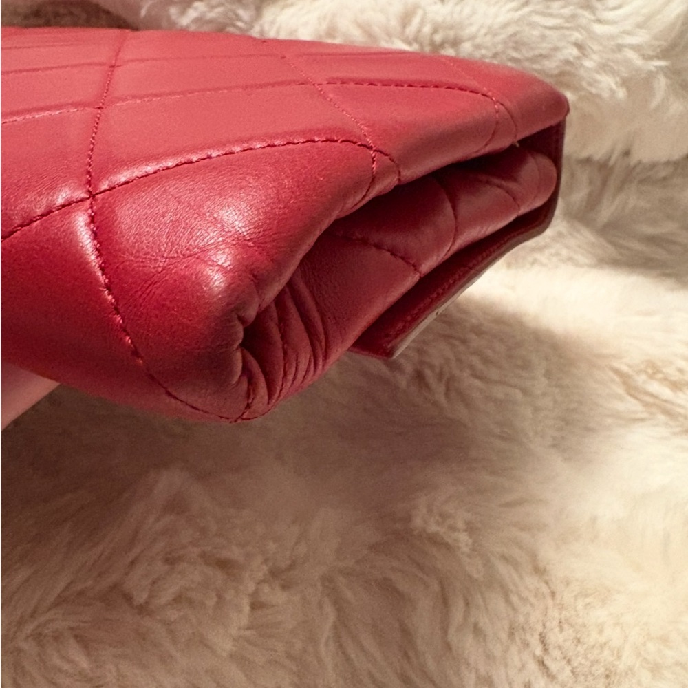 Authentic Chanel Red Leather vintage shoulder bag - Picture 14 of 16